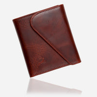 Slim Bifold Leather Wallet for Men – RFID Blocking, Full Grain