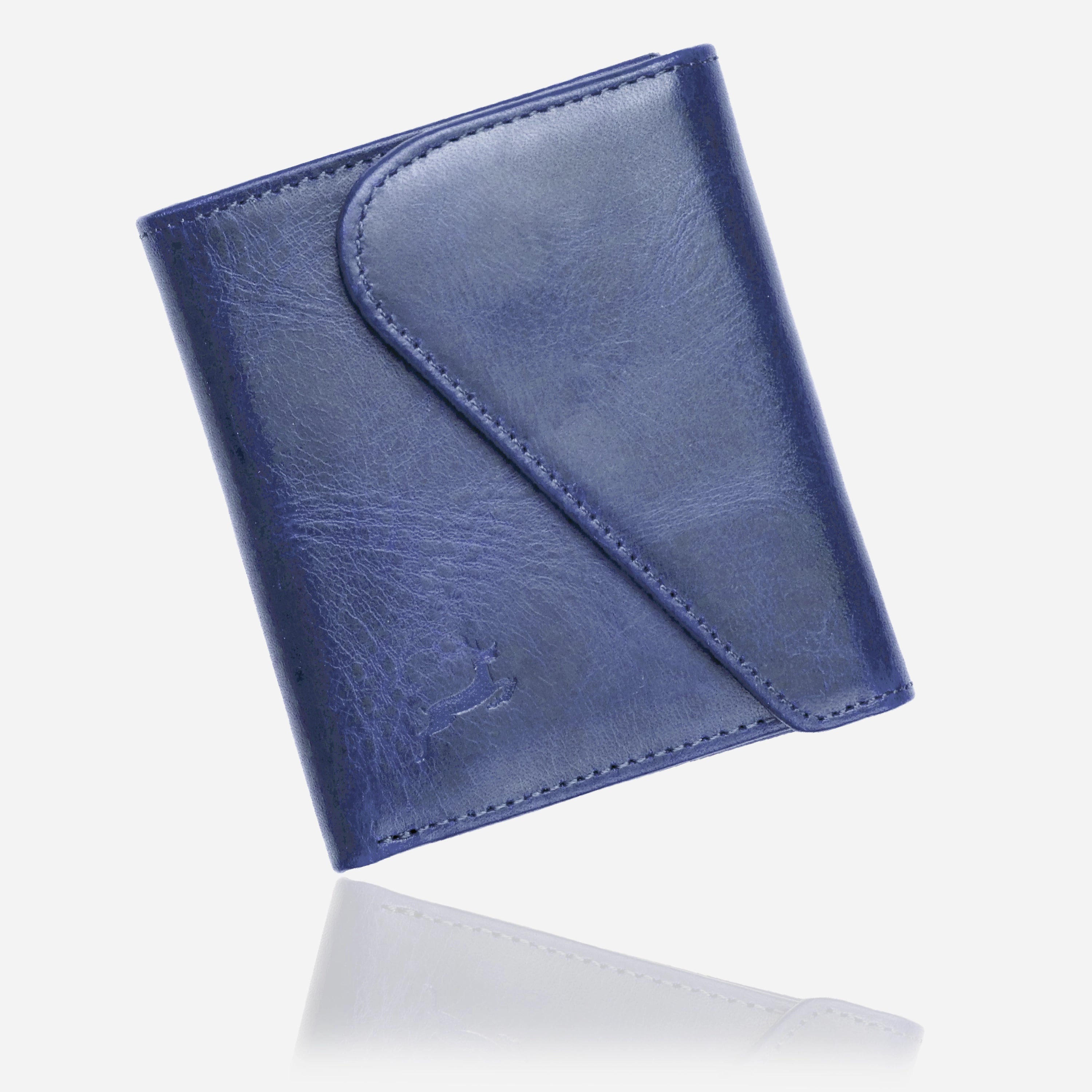 Slim Bifold Leather Wallet for Men – RFID Blocking, Full Grain