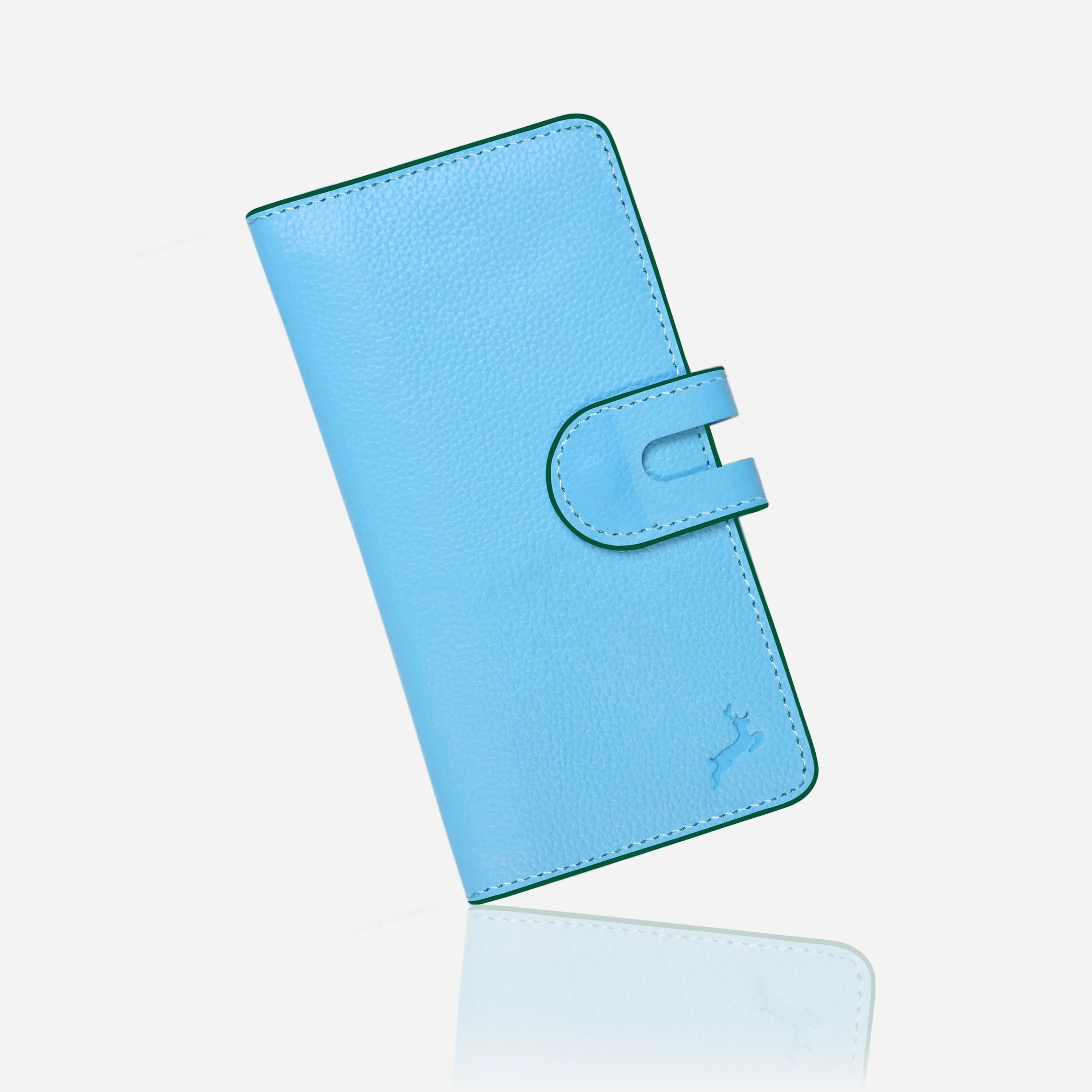 Handmade Leather Long Wallet for Women – RFID Protected Travel Wallet