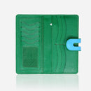 Handmade Leather Long Wallet for Women – RFID Protected Travel Wallet