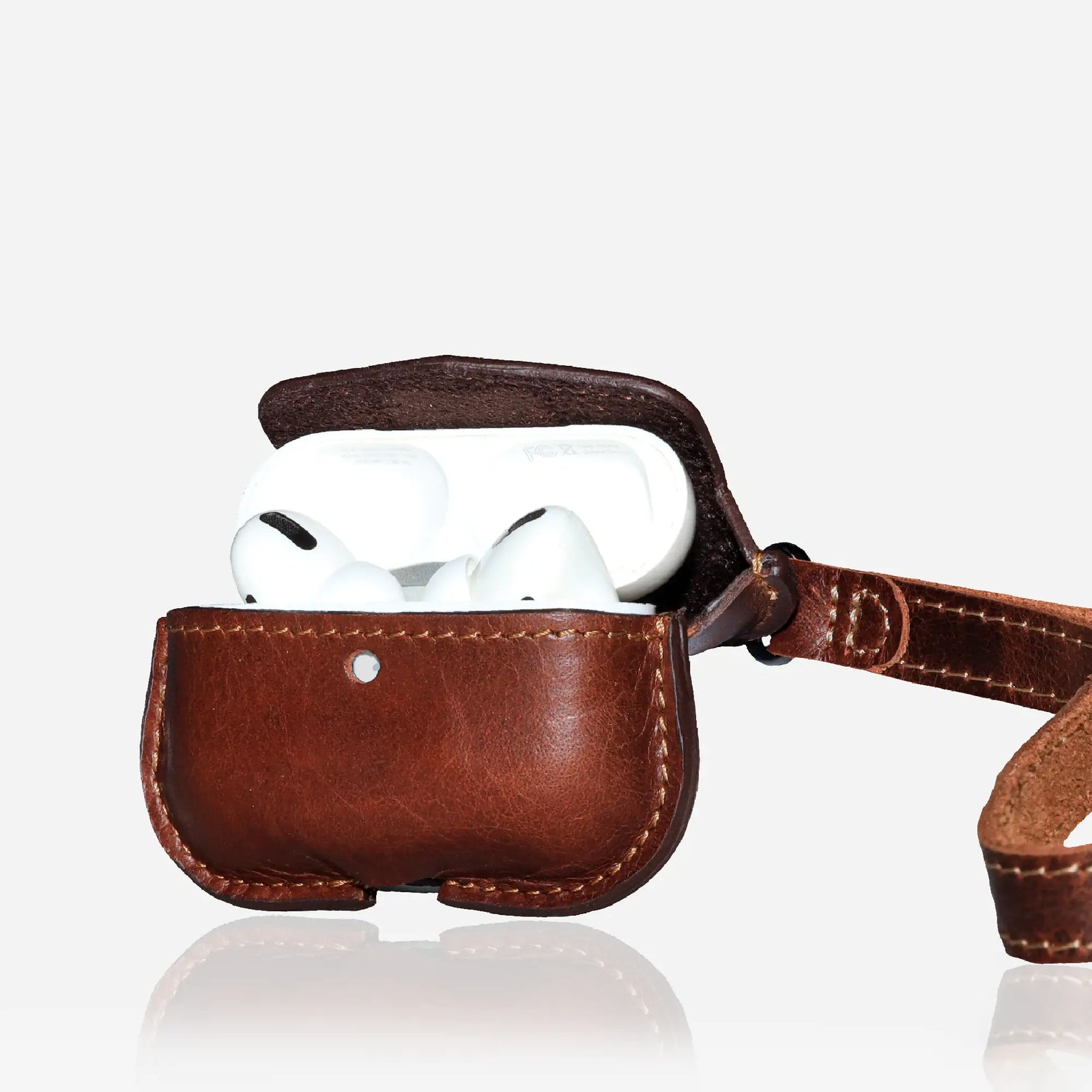 Air pods pro + 革case付き AirpodsProCaseIDAPCGE01Positio