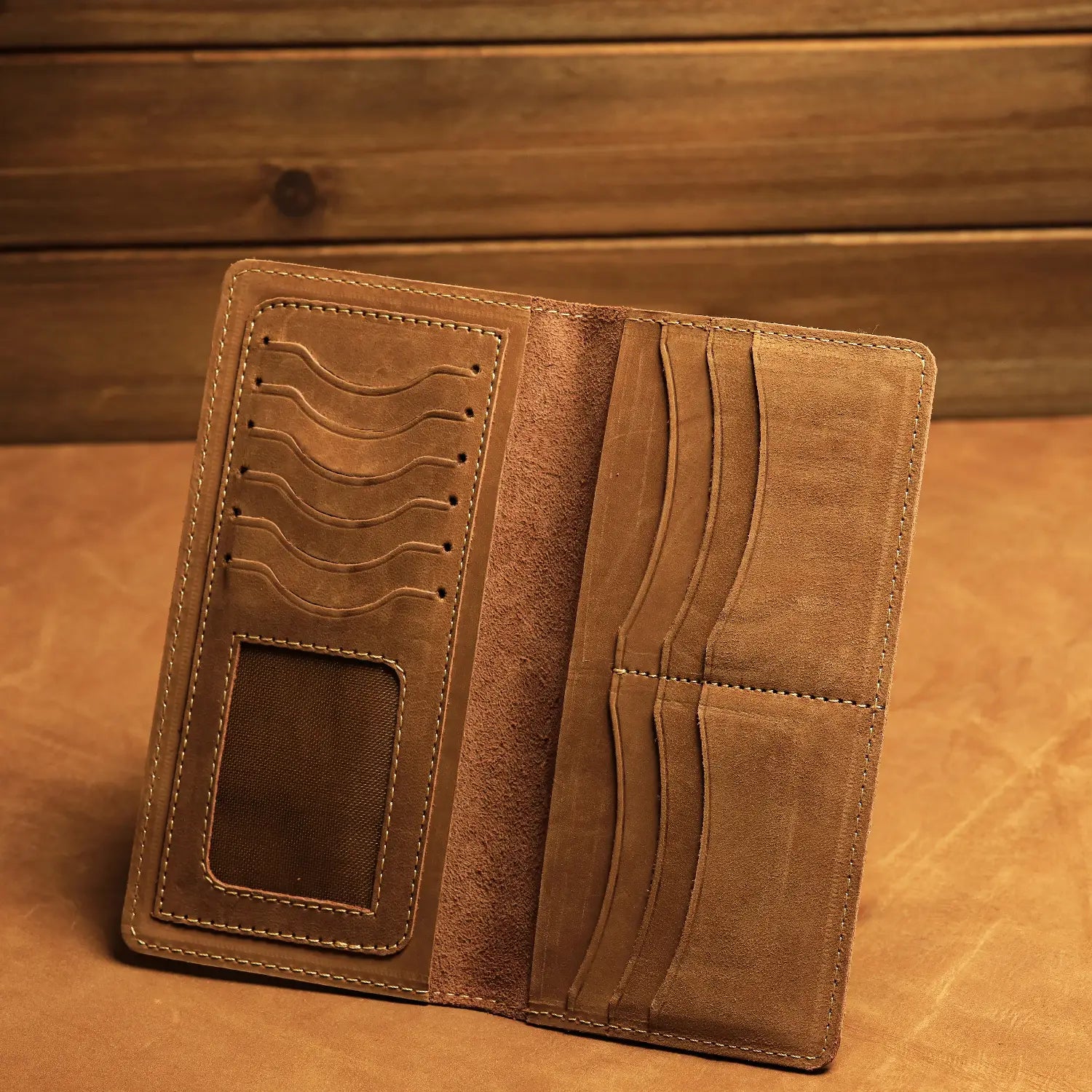 Crazy Horse Leather Wallet