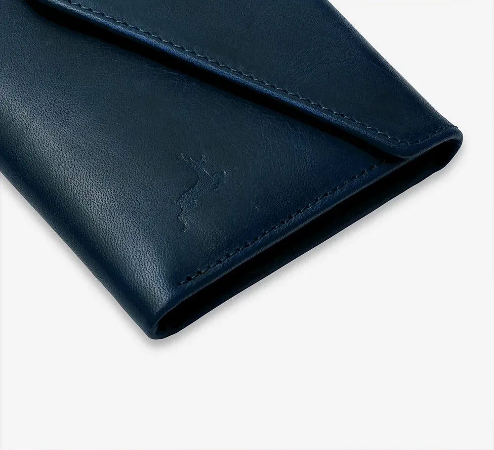 handmade bifold leather wallet