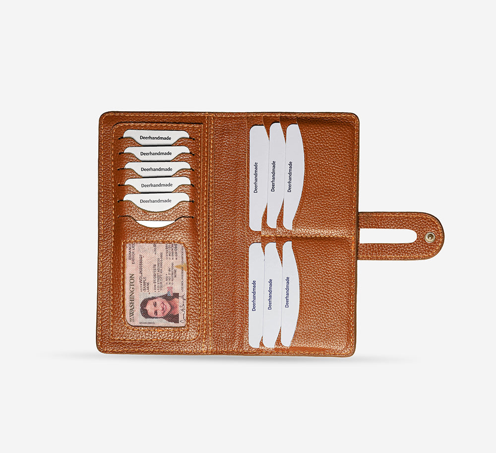 handmade travel wallet