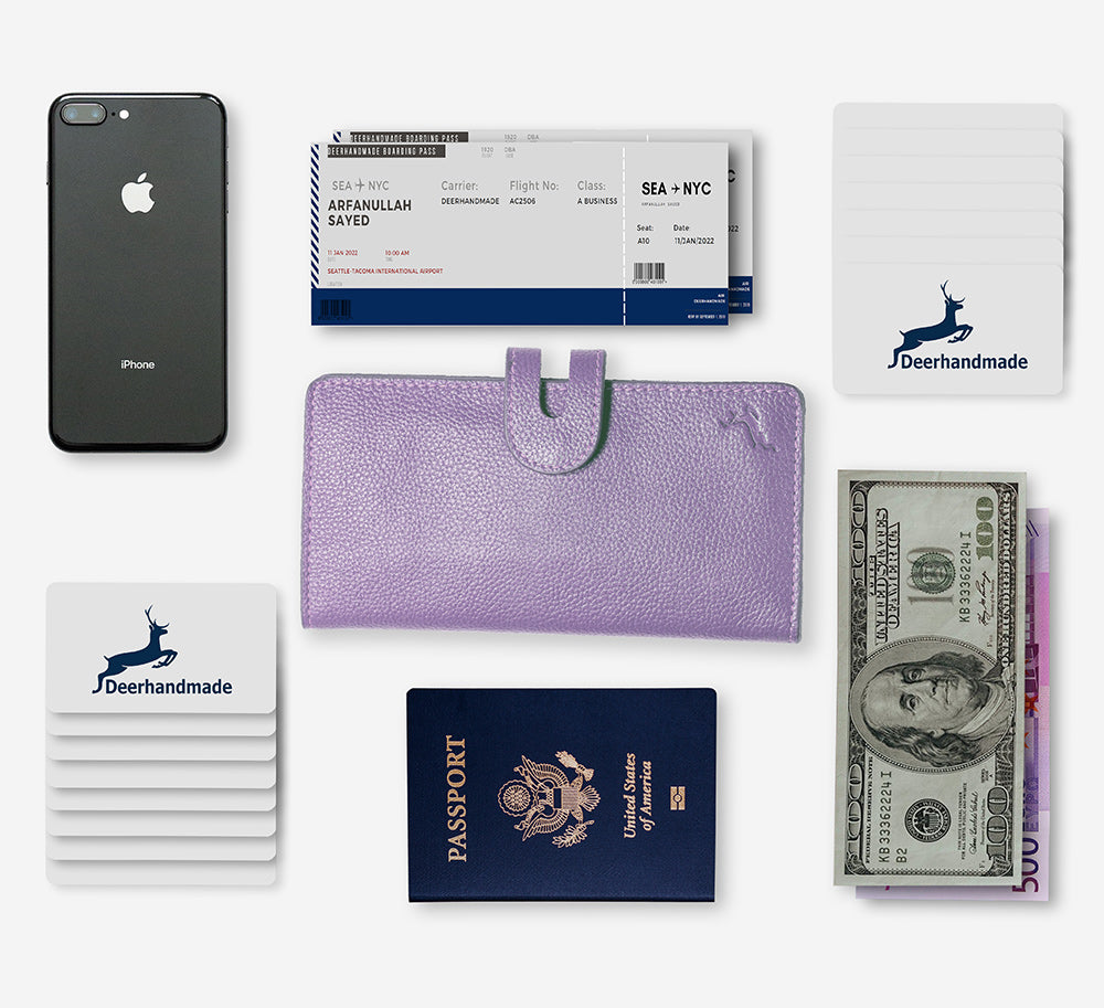 slim travel wallet