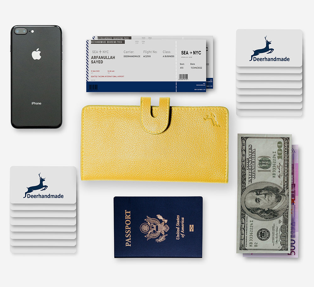 slim travel wallet