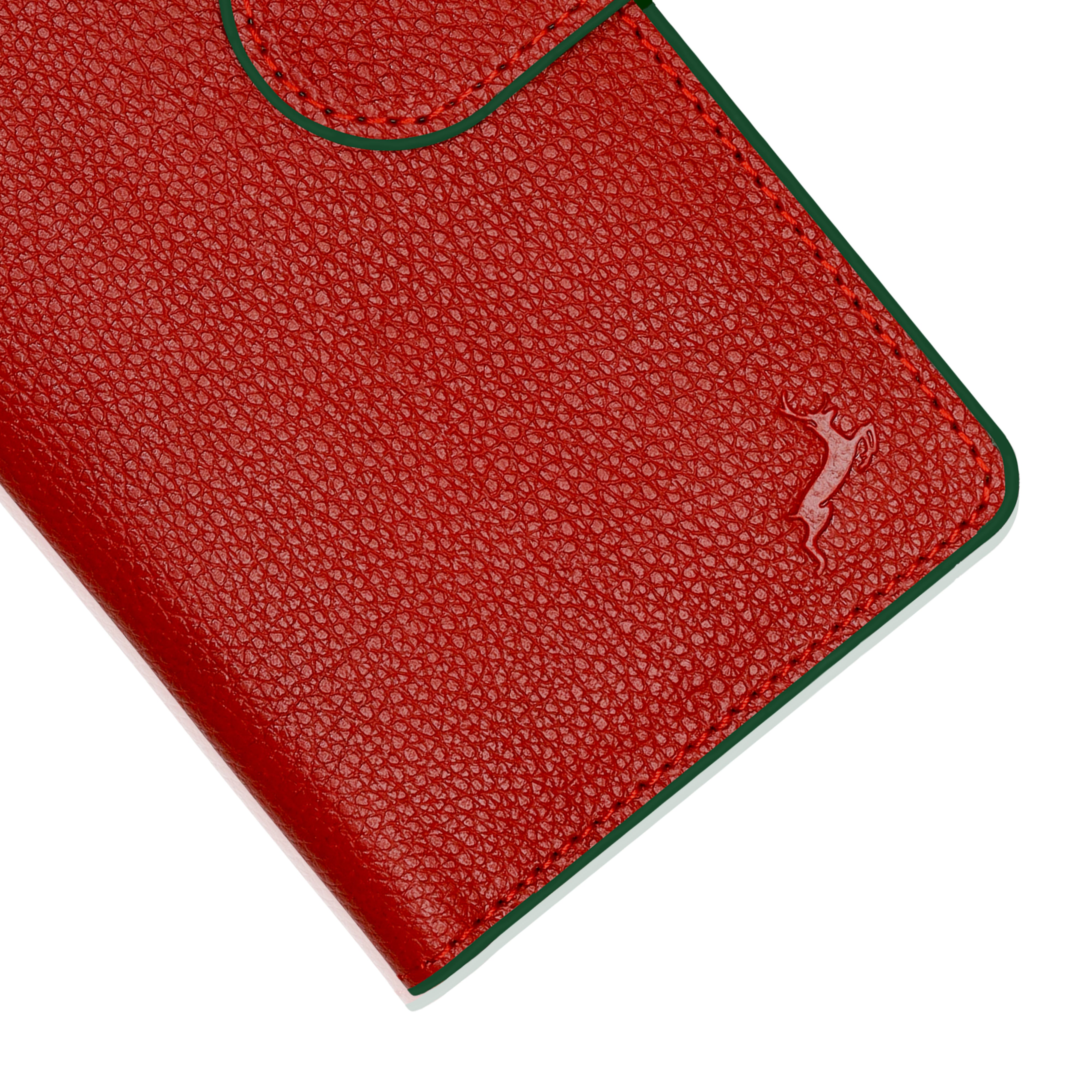 Handmade Leather Long Wallet for Women – RFID Protected Travel Wallet