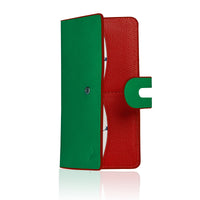 Handmade Leather Long Wallet for Women – RFID Protected Travel Wallet