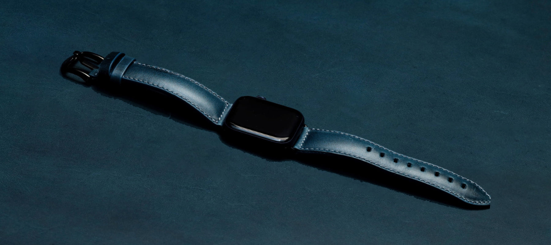 Displaying Lapis Color Apple Watch Strap