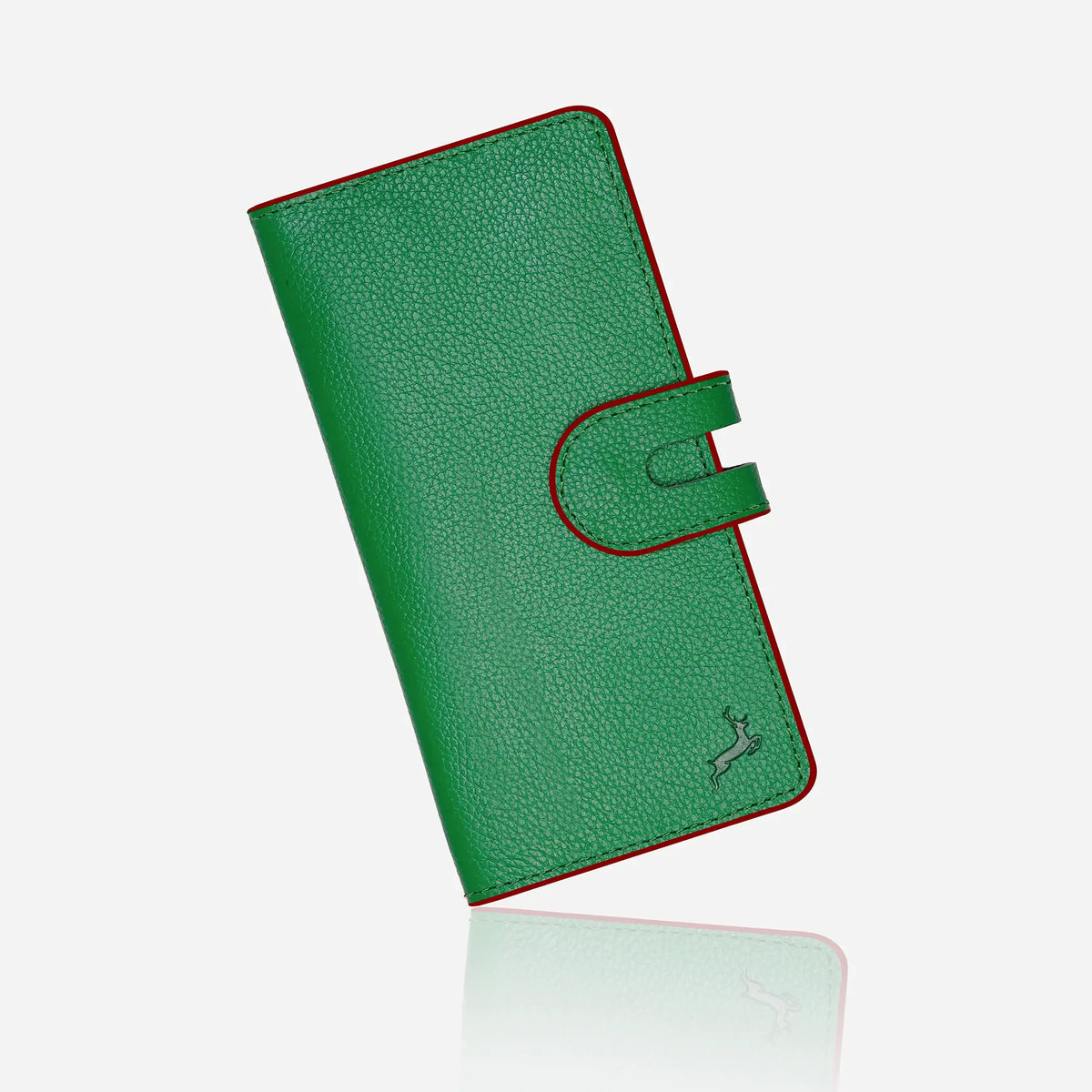 Handmade Leather Long Wallet for Women – RFID Protected Travel Wallet