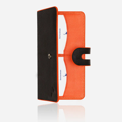 Handmade Leather Long Wallet for Women – RFID Protected Travel Wallet