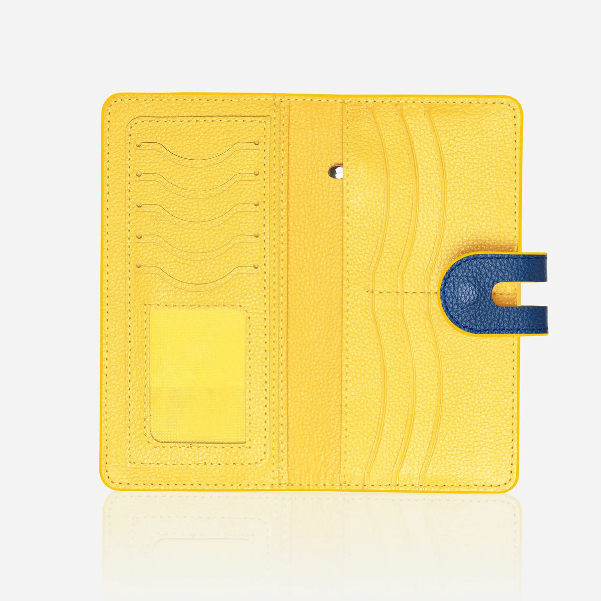 Handmade Leather Long Wallet for Women – RFID Protected Travel Wallet