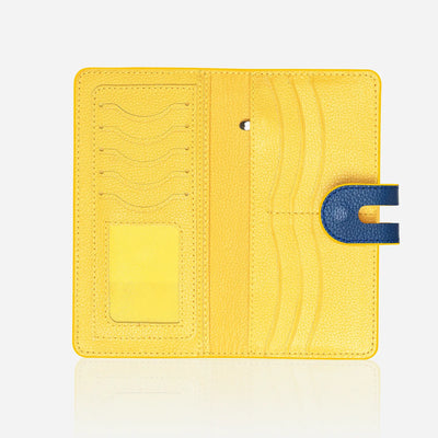 Handmade Leather Long Wallet for Women – RFID Protected Travel Wallet